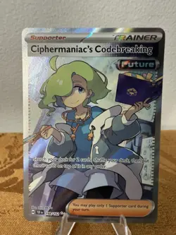 Pokemon Ciphermaniac's Codebreaking 198/162 SV05: Temporal Forces Holo - Image 1