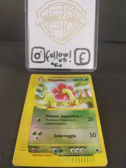 POKEMON EXPEDITION REVERSE-NONHOLO MEGANIUM 53/165 PL - Image 1