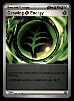 Growing Grass Energy 086/088 ME03 Perfect Order Pokemon Reverse Holo Near Mint - Image 1