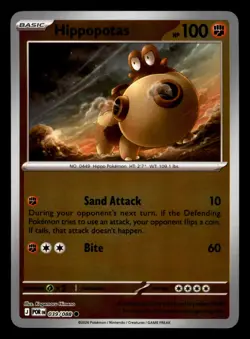Hippopotas 039/088 ME03 Perfect Order Pokemon Reverse Holo Near Mint - Image 1