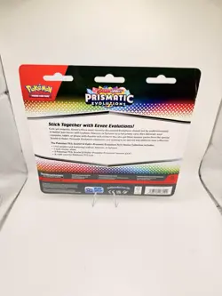 Pokemon TCG Scarlet & Violet Prismatic Evolutions Tech Sticker Collection 3 Pack - Image 2