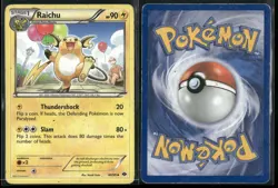 ✰ RAICHU 40/99 UNCOMMON NEXT DESTINIES POKEMON ✰ DMG - Image 1