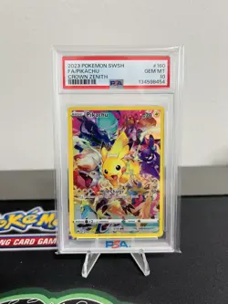 2023 PSA 10 Graded Pokemon Crown Zenith Pikachu 160/159 Secret Rare Full Art - Image 1