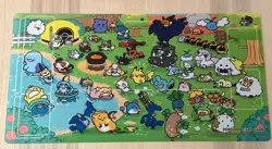 Pokemon Original Rubber Play Mat Yurutto Pokemon Center Limited USED - Image 1