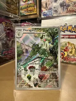 Floragato 197/193 Pokemon TCG S&V Paldea Evolved Illustration Rare NM - Image 1