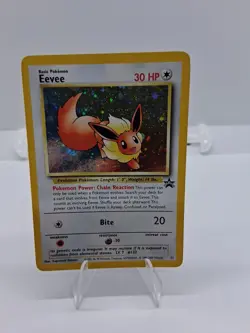 Eevee - No. 11 Black Star Promo Pokemon - Holo Nintendo TCG WOTC - Image 1