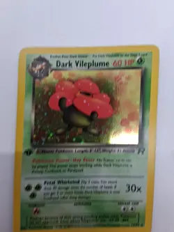 Pokemon TCG Dark Vileplume (LP) 1st Edition Team Rocket 13/82 - Image 2