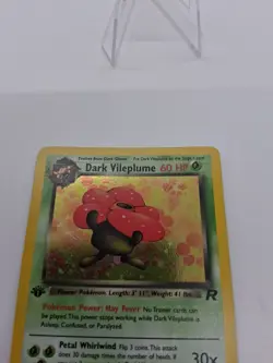 Pokemon TCG Dark Vileplume (LP) 1st Edition Team Rocket 13/82 - Image 4