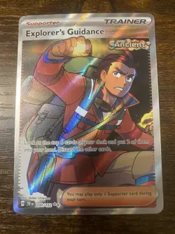 Explorer's Guidance 200/162 - Pokemon TCG Temporal Forces Full Art - HOLO - Image 1