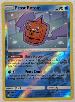 Pokemon TCG Frost Rotom 41/156 Ultra Prism Reverse Holo Rare - Image 1