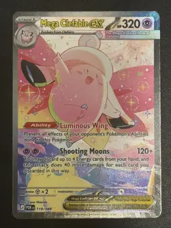 Pokemon Perfect Order Mega Clefable Ex 119/088 Special Illustration Rare - Image 3