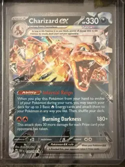 NM | Glurak/Charizard ex 125/197 | English | Holo | Pokemon TCG - Image 1
