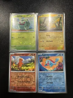 Pokemon 151 Costco Cosmos Holo Promo Set Pikachu, Squirtle, Charmander Bulbasaur - Image 1