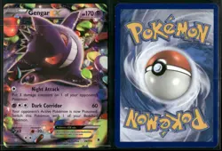 ✰ GENGAR EX 34/119 EX RARE PHANTOM FORCES POKEMON ✰ DMG - Image 1