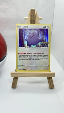 Pokemon card - Ditto 053/078 - Pokemon Go - Holo Rare - Near Mint - Image 1