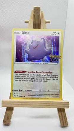 Pokemon card - Ditto 053/078 - Pokemon Go - Holo Rare - Near Mint - Image 5