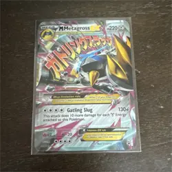 Pokemon M Metagross EX XY35 XY Promo Mega Holo 220 HP Gatling Slug Card - Image 1