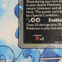 Pokemon TCG Umbreon Prime Undaunted Holo Card 86/90 English Edition NM - Image 3