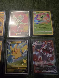 Pokemon 10 Card Bundle 25th Celebrations Gold Blackstar Promo Full Art Trainer - Image 4