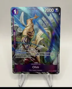 OP15-061 Ohm Alt Art R Adventure on KAMI's Island One Piece TCG English Card - Image 1