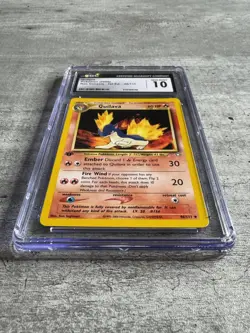 Pokemon Card 1st Ed. Quilava CGC 10 Gem, Neo Genesis 46/111, WOTC 2000 - Image 3