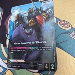 Gundam Card Game TCG - Gundam Mk-II (Titans) Dual Impact R+ - Image 2
