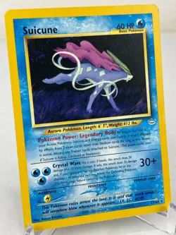 Suicune 27/64 Neo Revelation WOTC Rare Pokemon Card - Moderately Played - Image 2