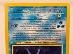 Suicune 27/64 Neo Revelation WOTC Rare Pokemon Card - Moderately Played - Image 4