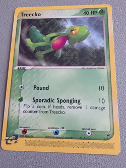 NM Treecko 016 Black Star Promo Pokemon Card NM 2004 nintendo - Image 1