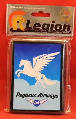 Legion 50 MTG Standard Card Sleeves Deck Protector - Pegasus Airways - Image 3