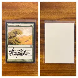 MTG✨Signed RAMPANT GROWTH Artist Proof✨10th Edition MINT 2007 S. Belledin Art - Image 1