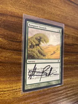 MTG✨Signed RAMPANT GROWTH Artist Proof✨10th Edition MINT 2007 S. Belledin Art - Image 4