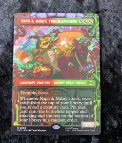 MTG Raph & Mikey, Troublemakers (Showcase) Non-Foil x1 #0250 - TMNT - Image 2