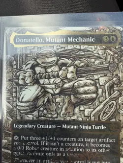 Donatello, Mutant Mechanic (Borderless) (Gold-Stamped Signature) Teenage Mutant - Image 3