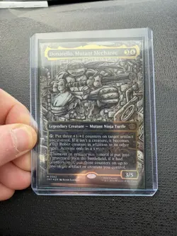 Donatello, Mutant Mechanic (Borderless) (Gold-Stamped Signature) Teenage Mutant - Image 4