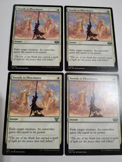 MTG 4X SWORDS TO PLOWSHARES EX-MINT FREE SHIP!!! - Image 1