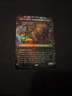 Raph & Mikey, Troublemakers (Showcase) Teenage Mutant Ninja Turtles Foil - Image 1