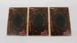 3x SABERSAURUS MONSTER UNLIMITED DEM1-EN003 COMMON YUGIOH NM UNPLAYED - Image 2
