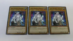 3x UNLIMITED GENE-WARPED WARWOLF DEM1-EN004 PLAYSET COMMON YUGIOH UNPLAYED - Image 1