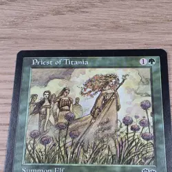 Priest of Titania Urza's Saga x1 LP MTG - English - Image 2