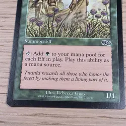 Priest of Titania Urza's Saga x1 LP MTG - English - Image 3