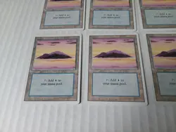 Lot of 6x island land revised Third 3rd Edition Basic Land MTG Magic - Image 5