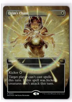 Orim's Chant (Borderless) 323 Modern Horizons 3 Foil NM - Image 1