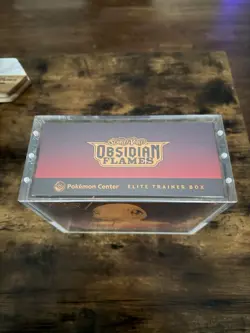 POKEMON CENTER OBSIDIAN FLAMES ETB TCG SEALED! - Image 5
