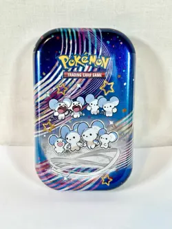 Pokemon TCG Paldean Fates Mini Tin Maushold Brand NEW Factory Sealed Nintendo - Image 1