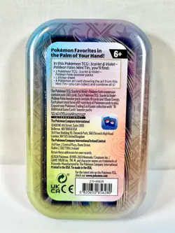 Pokemon TCG Paldean Fates Mini Tin Maushold Brand NEW Factory Sealed Nintendo - Image 2
