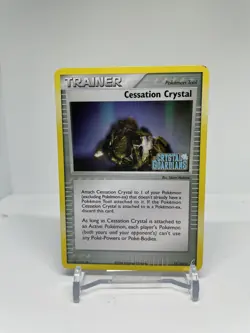 Pokemon Cessation Crystal Reverse Holo Stamped 74/100 Crystal Guardians LP/MP - Image 1