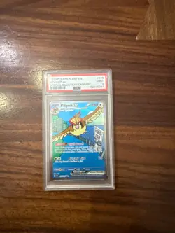 Pokemon Pidgeot EX 225/197 Special Illustration Rare Obsidian Flames PSA 9 - Image 1