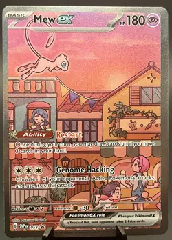Mew ex SVP053 Pokemon TCG Scarlet & Violet Promo Holo Full Art NM - Image 1