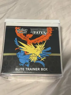 Pokemon TCG Hidden Fate Elite Trainer Box New Factory Sealed w/protector box - Image 1